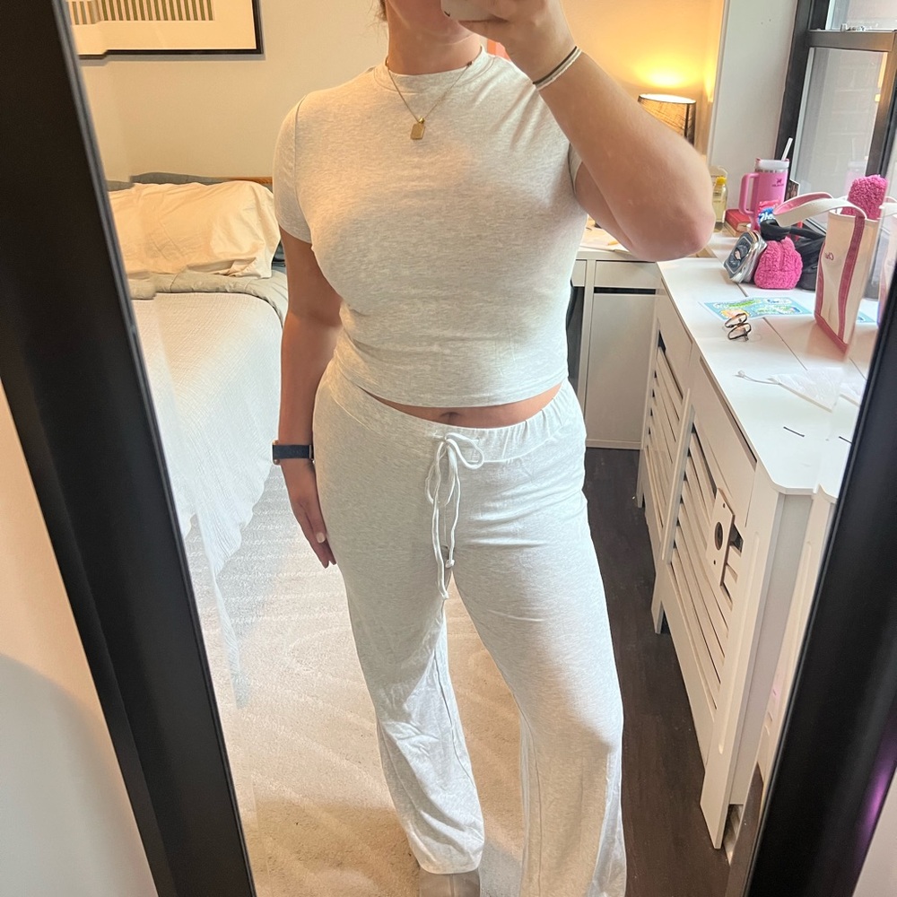Women's Gray Loungewear Set